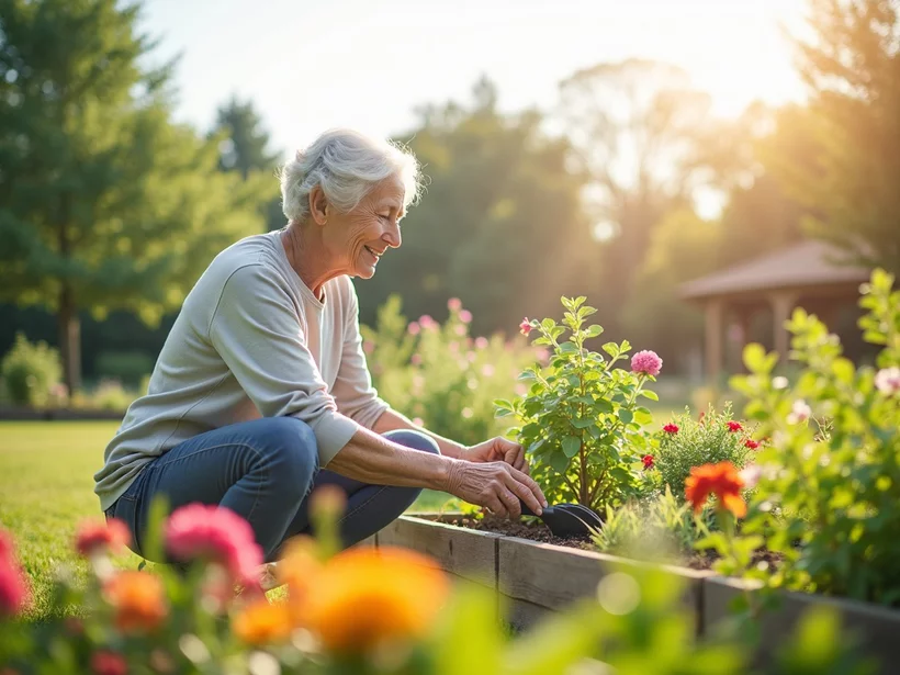 safe gardening tips for elderly to prevent falls